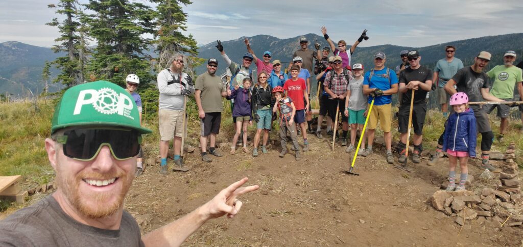 A great volunteer crew on August 29th at POP Point